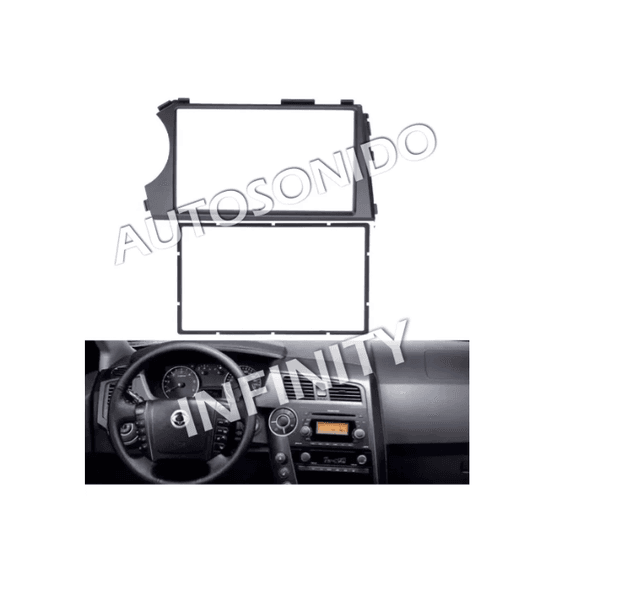 Imagen del producto "Bisel Adaptador Radio Ssangyong Actyon, Kyron 2005 / up de 7 Pulgadas"