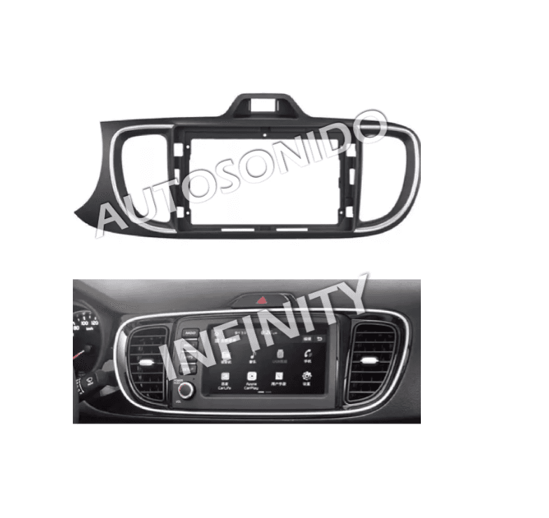 Imagen del producto Adaptador Bisel Radio Kia Soluto 2017up 9 Pulgadas