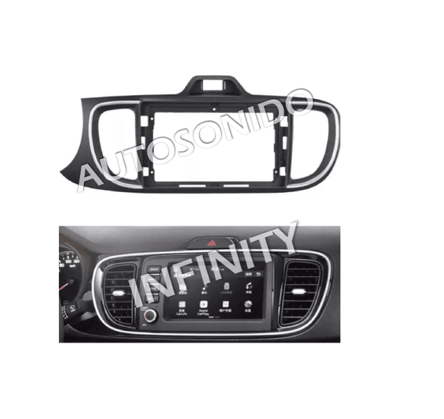 Imagen del producto "Adaptador Bisel Radio Kia Soluto 2017up 9 Pulgadas"