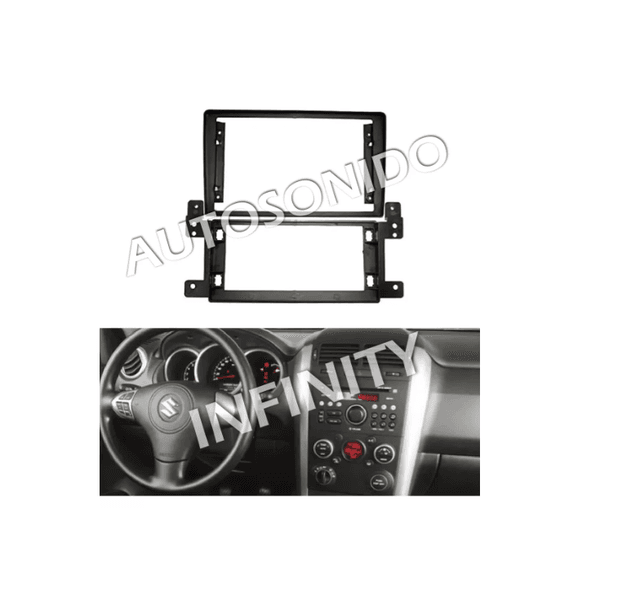 Imagen del producto "Adaptador Bisel Radio Suzuki Grand Nomade 2005 Up De 9 Pulgadas"