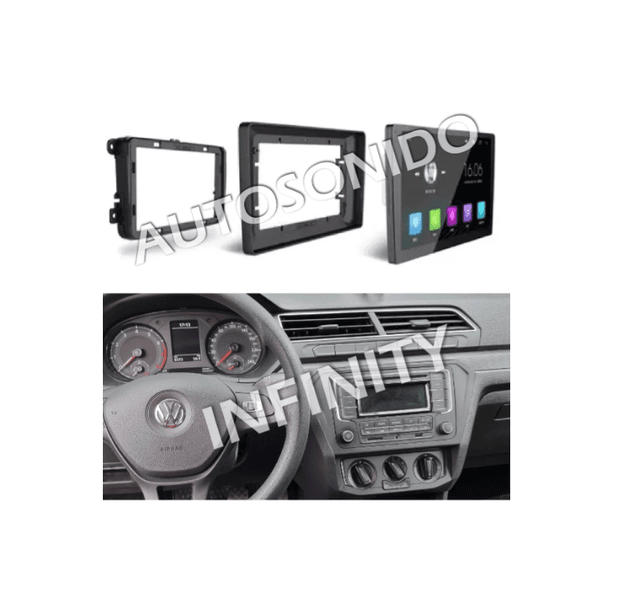 Imagen del producto "Bisel Adaptador Radio Volkswagen Vw 10 Pulgadas Varios Modelos"