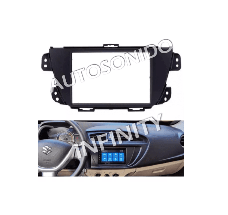 Imagen del producto Adaptador Bisel Cambio Radio Suzuki Alto 2015 Up de  7 Pulgadas